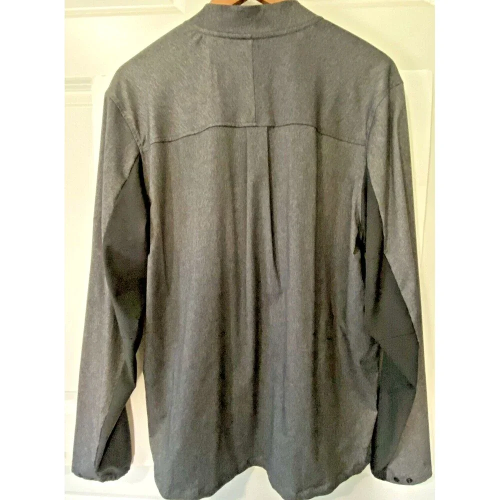 Nike Men's Long Sleeve L Fircrest Golf Club Black Shield Light Running Jacket‎